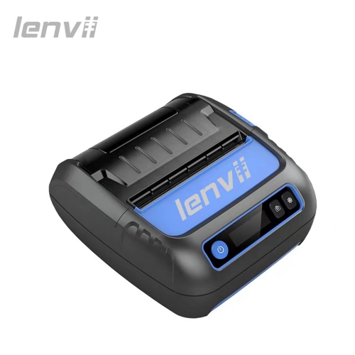 Imprimante thermique portable d'étiquettes et d'autocollants de reçus thermiques anti-chute de 3 pouces/80 mm avec USB et Bluetooth | LENVII LV-399B